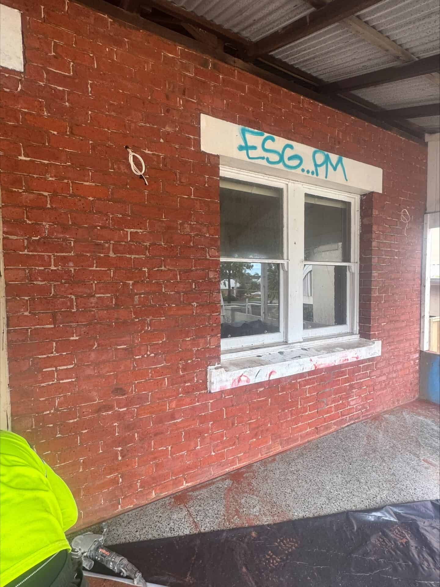 Graffiti removal after